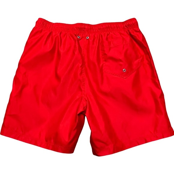 LANDS’ END Men’s Swim Trunks SIZE Large Lined Inside/Side Pockets Drawstring NEW - Picture 6 of 10